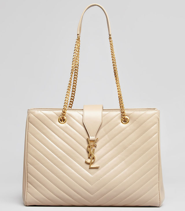 Saint-Laurent-Cassandre-Matelasse-Chain-Strap-Shopper