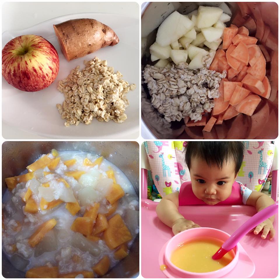 Rolled Oats + Sweet Potato + Apple